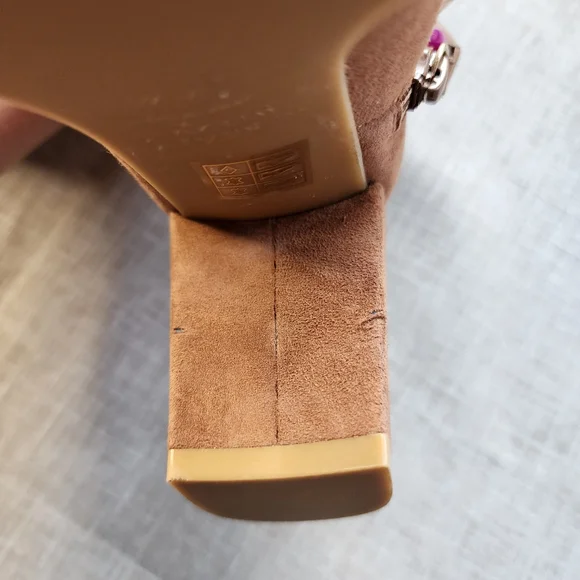Stuart Weitzman Cappuccino Tieback Block Bootie - Size 7.5 *PLZ READ DESCRIPTION - Picture 13 of 13